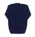 Navy Blue Woolen Kids Blue School Sweater. 
