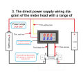 M430 DC 4-30V Digital Voltmeter Ammeter Dual Display Voltage Detector Current Meter Panel Amp Volt Gauge 10A 50A 100A. 