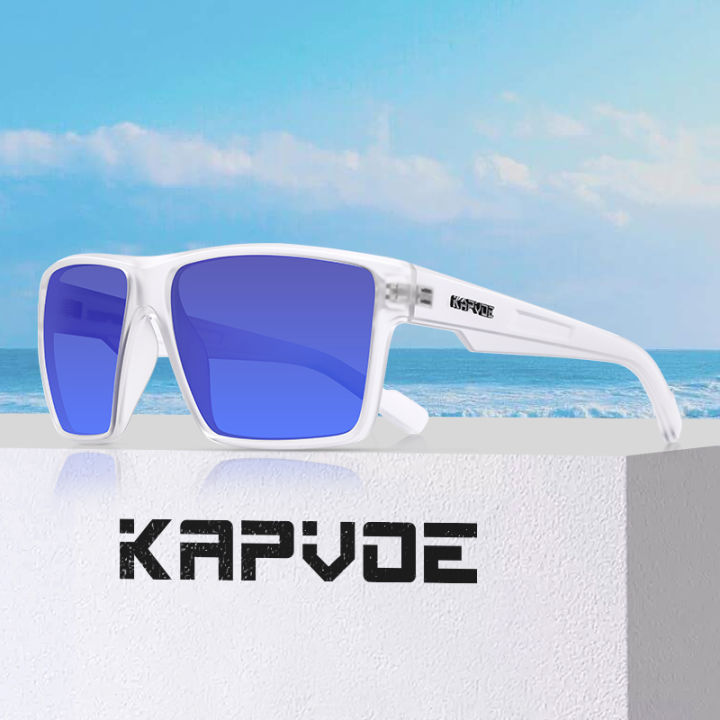 Kapvoe Polarized Glasses Fishing Eyewear Men Women Sports Cycling Eyewear UV400 Protection Eyewear Outdoor Riding Goggles