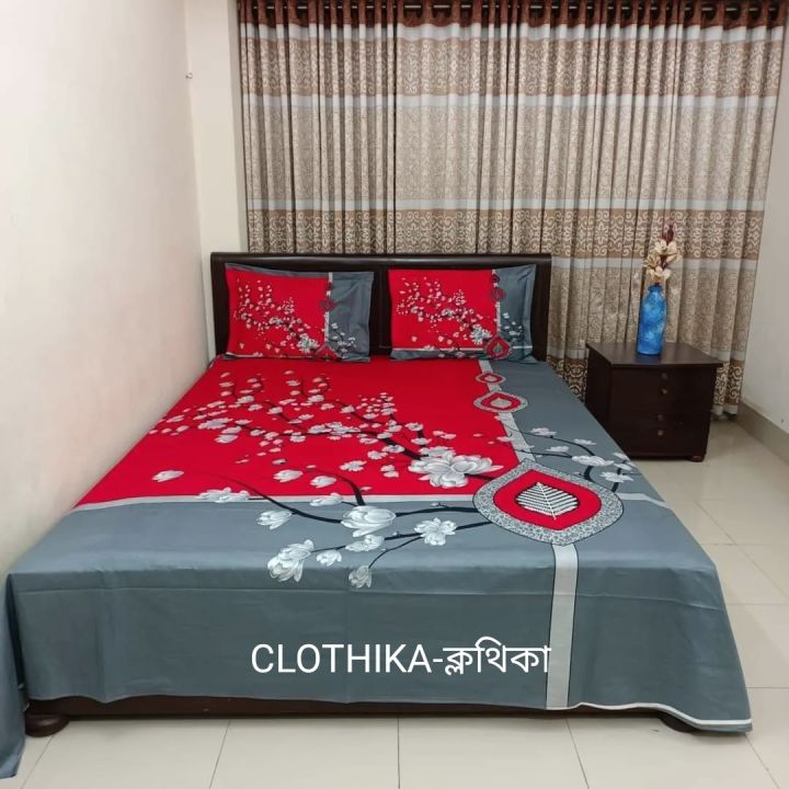 Digital%20Home%20tex%20Luxury%20Panel%20Fashionable%20Bedsheet%20with%202%20pillows%20cover%20&%201%20side%20pillow%20cover%20%20for%20Home%20Decoration%20from%20Clothika%20-%20Image%204
