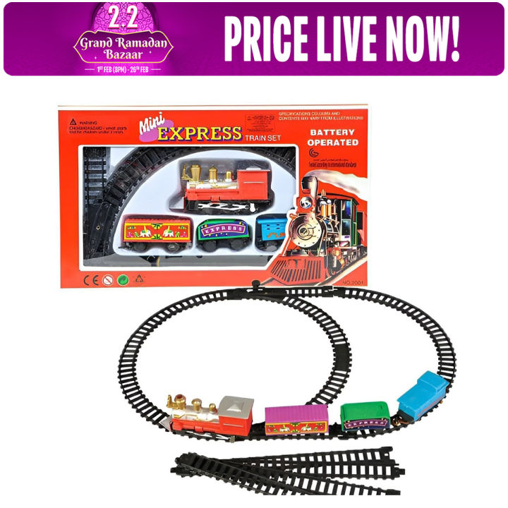 Mini Express Train Set for Kids – Fun & Educational Toy (Battery ...