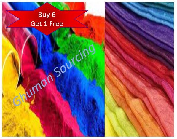 Polyester Fabric Dye Powder, Tie & Dye Color for Dyeing Fabric, Powder dye for fabrics, Fabric Dye, Textile Dye, Dyes for Dye Colour Fabric Powder - 50Grams (Any Colour)