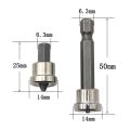 Magnetic Positioning Screwdriver Bit Head for Plasterboard Drywall Screws Electric Screwdrivers 25/50mm Woodworking Screw. 