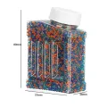 20000 Pcs Refill Gel Blaster Ammo - 7-8mm Gel Bullets for Gel Blaster Gun, Electric Gel Ball Gun with Plastic Refill. 