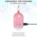 Rechargeable Self Defense Keychain Alarm 130dB Loud Emergency Personal Siren with Flashing Strobe Light SOS Safety Alert Device. 