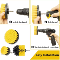 3 pcs/set Drill Brush Set Power Sc Cleaning Brush Tool Kit for Grouting Floors Bathtubs Tiles Showers Bathrooms Kitchen Su. 