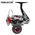 DEUKIO Fishing Reel 2000-7000 Max Drag 12KG Spinning Reels Metal Spool carretilhas de pesca Reel for Fishing Accessories Peche. 