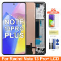 AMOLED Screen for Xiaomi Redmi Note 13 Pro+ 23090RA98C Lcd Display Digital Touch Screen with Frame for Redmi Note 13 Pro Plus 5G. 