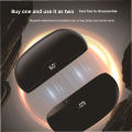 Magnetic Hand Warmer, USB Charging, Detachable Hand Warmer, Digital Temperature Display Portable Heater Two-Part Format. 