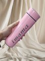 Temprature Bottle with Name Printing. Customized LED Smart Water Bottle | Digital Thermos With Temperature Display. 

Black, White, Pink, Red, Blue. Vacuum Thermos Flask,  Name engraving on bottle, Hot Cool Bottles. Best Bottle, Flask, Name written Bottle. 