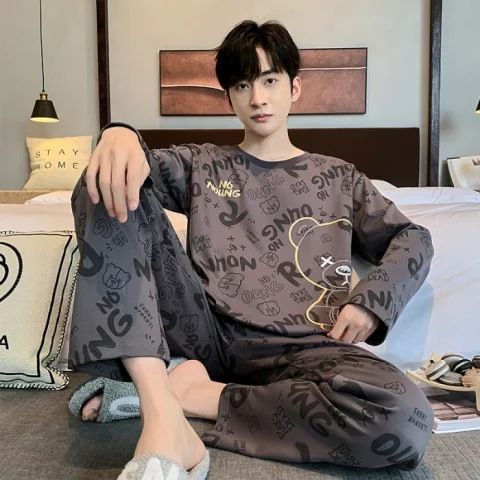 Two-Piece%20Set%20Autumn%20Winter%20Women%20Pajamas%20Men%20Long-Sleeved%20Cartoon%20Letters%20Bear%20Pullover%20Sleepwear%20Ladies%20Big%20Size%20Homewear%20-%20Image%207