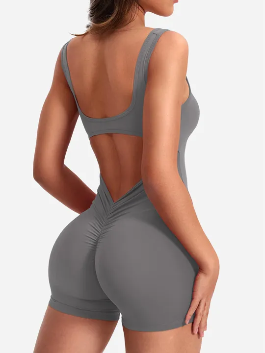 2024%20Summer%20New%20Women's%20Yoga%20One%20Piece%20One%20Piece%20Vest%20Sleeveless%20One%20Piece%20Sports%20Shorts%20Fitness%20Sports%20One%20Piece%20-%20Image%207