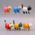 QUALIA Gashaopn Capsule Toy Cat Wearing Candy Packaging Snack Wrapper Kitty Figures Kitten Doll Blind Box Table Decoration Gifts. 