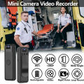 HD 1080P Mini Camera with WiFi Portable Small Digital Video Recorder Police BodyCam Infrared Night Vision Miniature Camcorder.