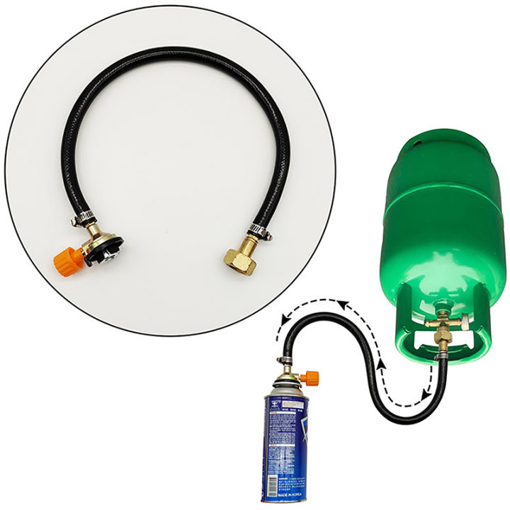 Leakproof  Gas Refill Pipe Tube Cylinder Convertor Gas Refill Adapter Filling Tank Coupler Accessories Valve Braided Hose