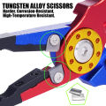 New Fishing Pliers Line Cutter Multifunctional Knot Aluminum Alloy Scissors Hook Remover 126g 20CM Fishing Equipment. 