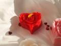 3 PCS Rose Heart Candle - Paraffin wax - Perfect Valentine's Day Gift - Scented ❤️ candles - Perfect Gift For Love. 