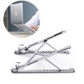 Metal and Plastic Laptop Stand | Portable Folding Adjustable Laptop Stand. 