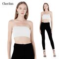 Cherilon cherilon strapless crop top non-slip T-shirt soft and comfortable seamless non-slip, not uncomfortable, black, white, beige, ONIB-VTTSB. 