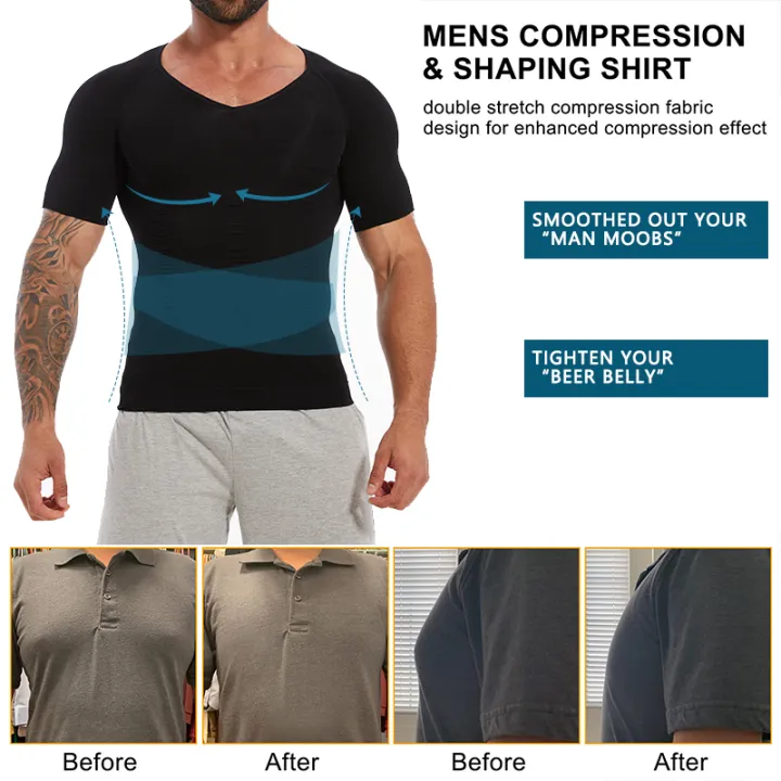 Mens%20Slimming%20Compression%20Shirt%20Body%20Shaper%20V-Neck%20Undershirt%20Shirts%20Workout%20Abs%20Abdomen%20Tummy%20Control%20Shapewear%20Tops%20-%20Image%206