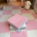 10/5PCS Plush Foam Floor Mat Splicing Carpet Square Foam Floor Mats EVA Foam Interlocking Tiles Home Decor For Gym Nursery Playr.