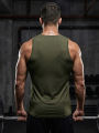 Men's Compression Tank Tops Gym Workout Running Sport Vest Summer Athletic Sleeveless Undershirt Base Layer Quick Dry Stretchy. 