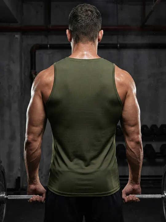 Men's%20Compression%20Tank%20Tops%20Gym%20Workout%20Running%20Sport%20Vest%20Summer%20Athletic%20Sleeveless%20Undershirt%20Base%20Layer%20Quick%20Dry%20Stretchy%20-%20Image%204
