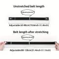 1pc Buckle-Free Belt For Jean Pants,Dresses,No Buckle Stretch Elastic Waist Belt For Women/Men,No Bulge,No Hassle Waist Belt. 