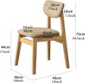 Dining Chairs With Wood Legs Upholstered Kitchen Dining Chairs Accent Chair. 