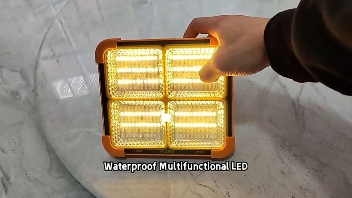 SolarPro 100W Portable Solar Light with Mobile Charger & Solar Panel ...