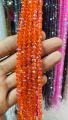 85 pieces 6mm crystal glass beads (washable) usein jewelery bracelets and clothing etc.. 