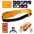Induction COB LED Headlamp USB Rechargeable Headlight with 9 Lighting Modes Outdoor Camping Fishing Lantern Working Light Lamp. 