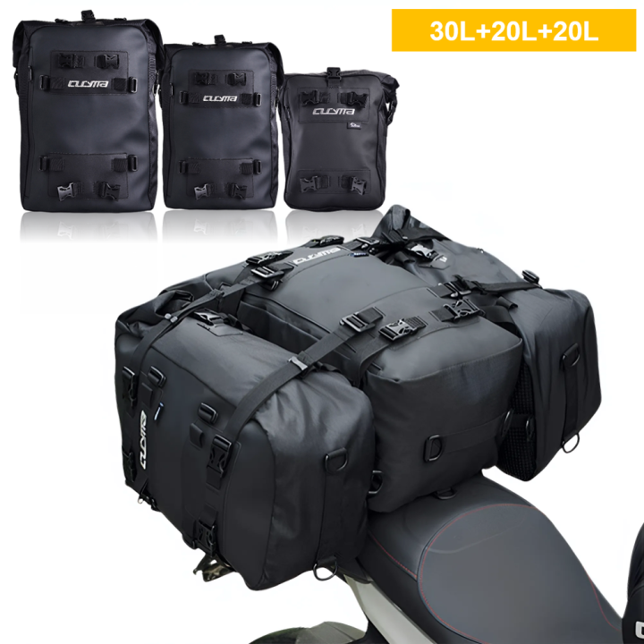 Rhinowalk Motorcycle Motocross Rear Seat Bag 10L 20L