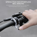 TOSUOD Bicycle Bell Waterproof Lightweight Mini Bike Bell Clear And Loud 90db Polyoxymethylene + Aluminum Material Cycling Bell. 