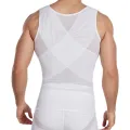 Mens Body Shaper Compression Vest Abdomen Shapewear Tummy Slimming Sheath Gynecomastia Shapers Corset Waist Trainer Fajas Tops. 