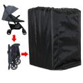 Stroller Dust Storage Bag, Stroller Dust Cover Black, Perfect for Travel and Outdoor Use. 