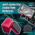 TURBOPAL 4-Pack Anti-Scratch Oxidation Removal Clay Sponges, Professional 3-Layer Design (Nano Clay + Sponge Cushion + EVA Grip).