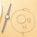Trendsetter -6pcs Set Watches Set Luxury Rhinestone Women Fashion Elegant Wristwatch Quartz Watch For Girl Ladies Clock Montre Femme- Inventive Choice.