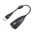 High Quality 5HV2 USB 2.0 Virtual 7.1 Channel Audio External Sound Card. 