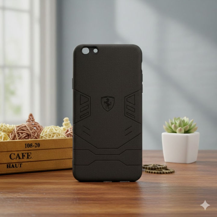 Oppo F1s Stylish Back Cover Leather Type Soft F1s Case For Boys