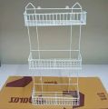 2 And 3 layer Hanging Metal Storage 2 pcs Rack bathroom Shelf for kitchen bathroom.