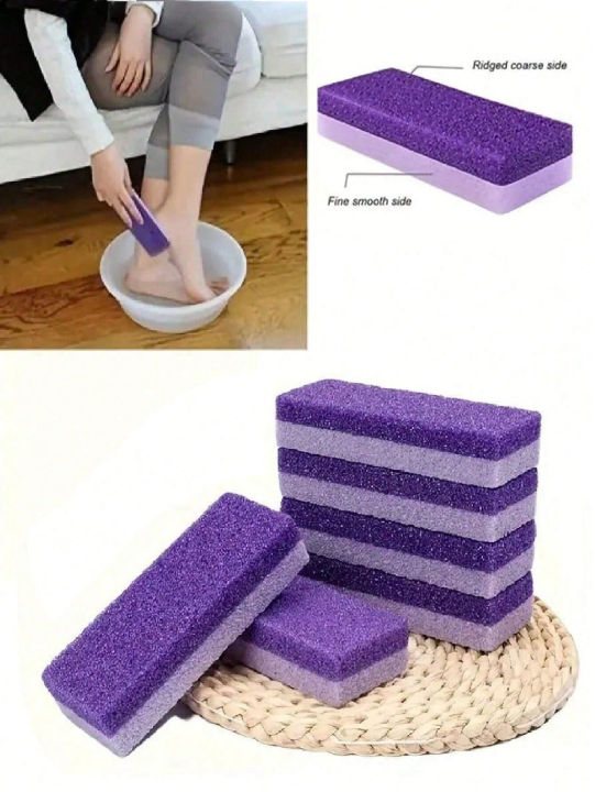 1/4/6Pcs%20Foot%20Pumice%20Stone%20Exfoliating%20File,%20Callus%20Dead%20Skin%20Remover,Heel%20Brush,Salon%20Foot%20Scrub%20Pad,Pedicure%20Exfoliating%20Tools%20-%20Image%202