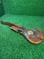 Wooden wall clock in guitar shape beautiful decoration piece. 