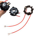 2Pcs For Plastic Lamp Base Headlight Accessories H7 LED Headlight Bulb Base Adapters Holders Retainers For Golf 5 MK5. 