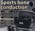 Ear Clip TWS Wireless Earphones Clip on Bone Conduction Bluetooth Headset with Mic Touch Earbuds. 