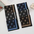 3/6Pcs Men's Pure Cotton Printed Handkerchief Thin Water-absorbing Sweat-wiping Classic Old-fashioned Going Out Portable 43cm. 