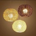 Lamp shades  Hanging  on lights home decorations /hamp ball /cane lamp shades. 