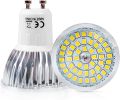 Pack of 4 Elinkume GU10-LED Light Bulb Undimmable Spotlight - 6W Warm White 3000k ,120 Degree Beam Angle 110V(4 Pack). 