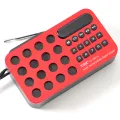 Digital Radio Speaker Music Player Bluetooth-Compatible Solar Charging/Rechargeable Battery Operated MP3 Player Built-in Speaker. 