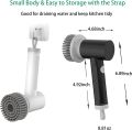 Household Cleaning Brush Kitchen Gadgets Cleaning Products for Home Wireless Clean Brush Home Gadgets Electric Spin Scrubber. 
